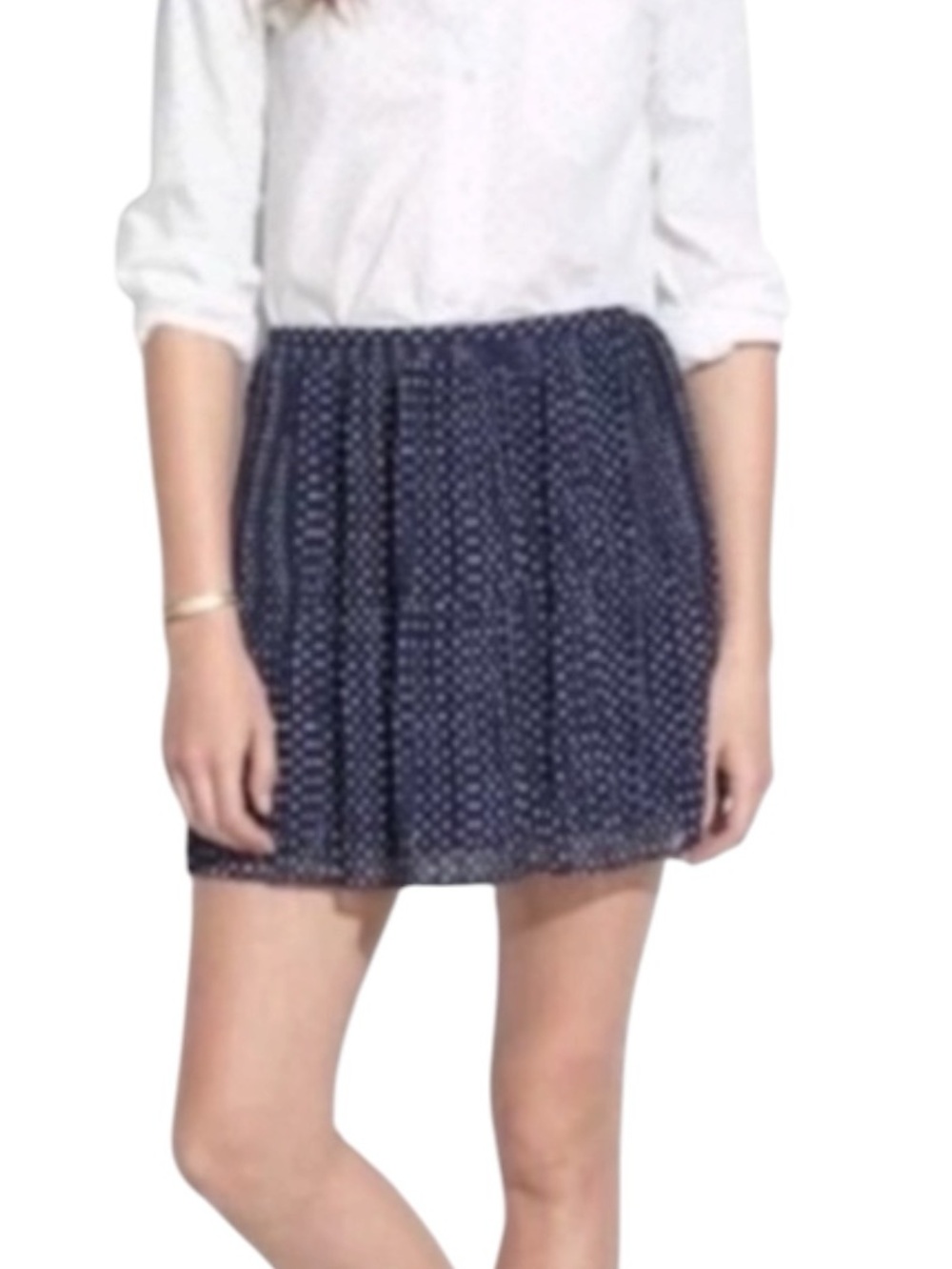 Madewell Pleated Mini Skirt Size 2